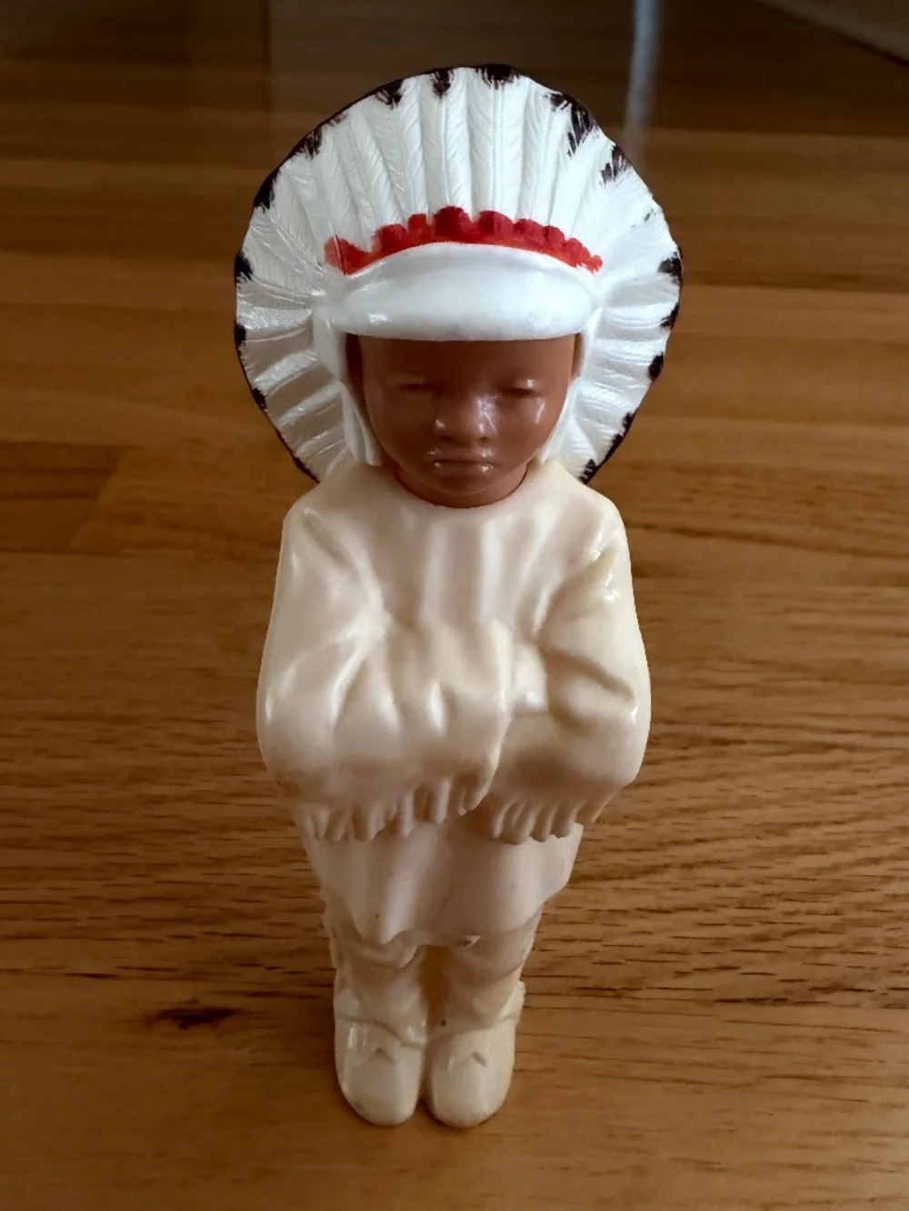 Vintage 1950s 1960s Native American Indian Chief Plastic